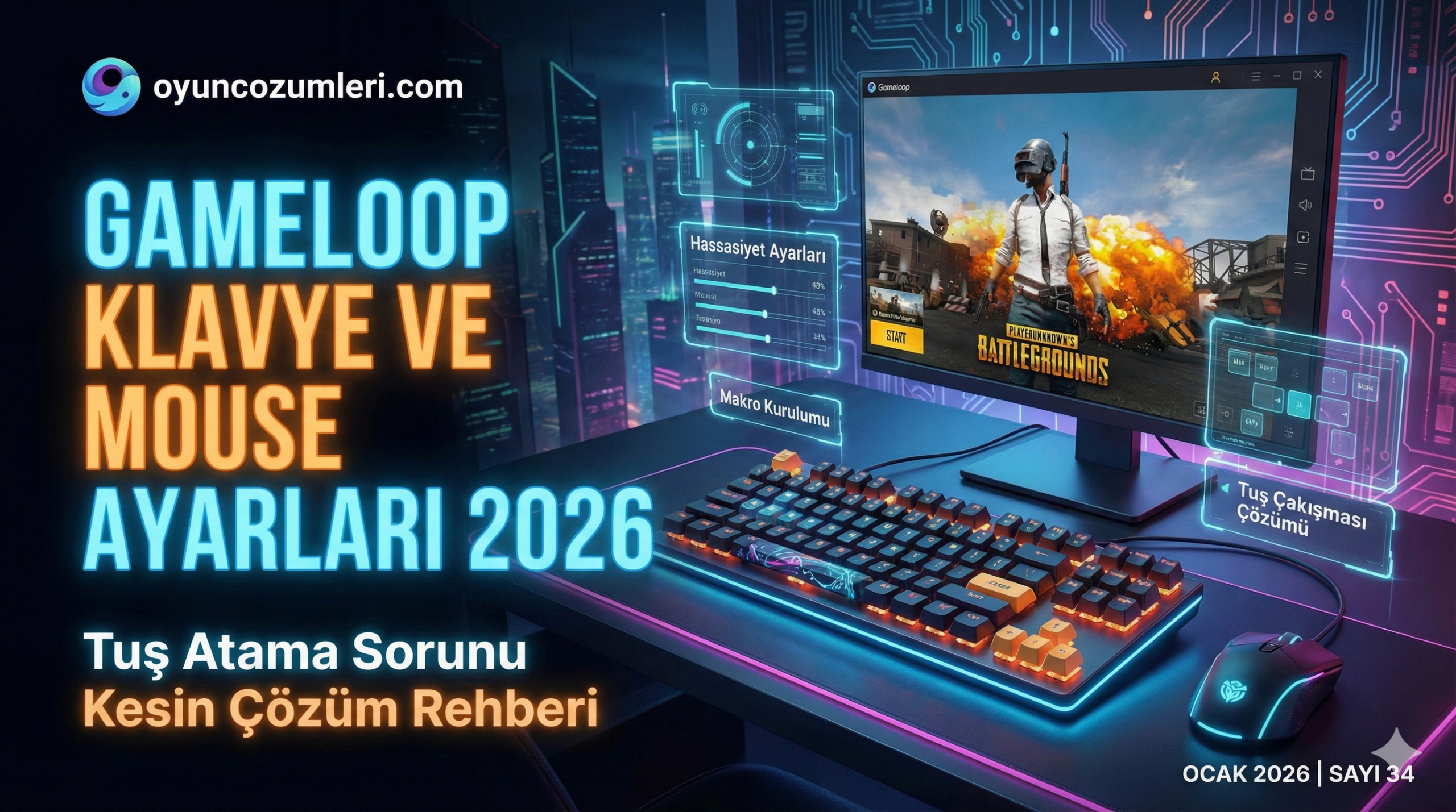 Gameloop Klavye ve Mouse Ayarları 2026: Tuş Sorunu Kesin Çözüm