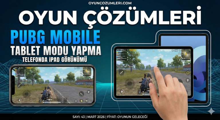 PUBG Mobile Tablet Modu Yapma: Telefonda iPad Görünümü