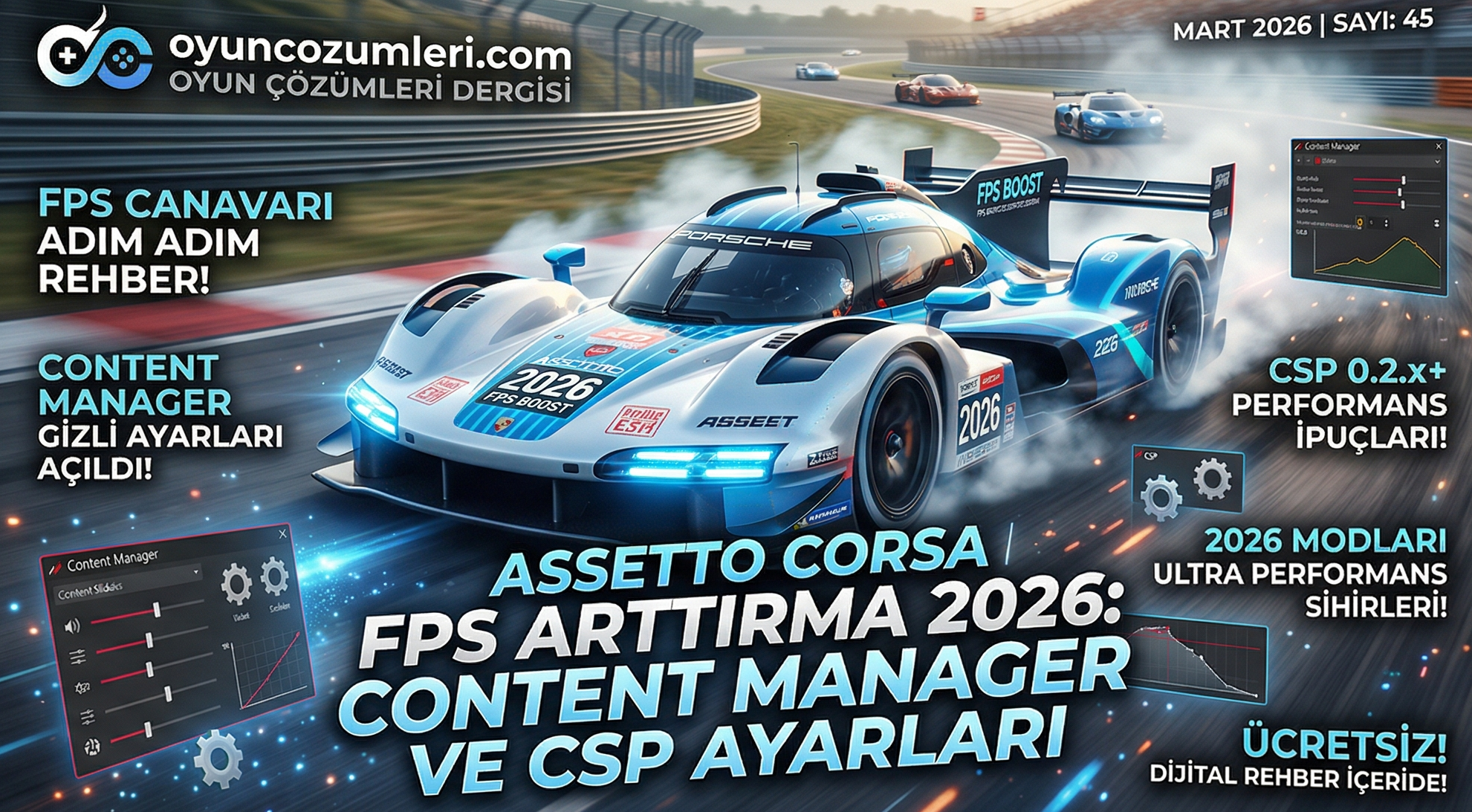 Trafik modunda Assetto Corsa çok mu kasıyor? Oysa çözüm donanımda değil, ayarlarda! 2026 en iyi FPS arttıran CSP ve Extra FX optimizasyonunu keşfedin.