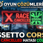 Assetto Corsa'da Go tuşuna bastığınızda Race Cancelled hatası mı alıyorsunuz? Oysa oyunu silmenize gerek yok. 2026 Content Manager kesin çözümünü uygulayın.