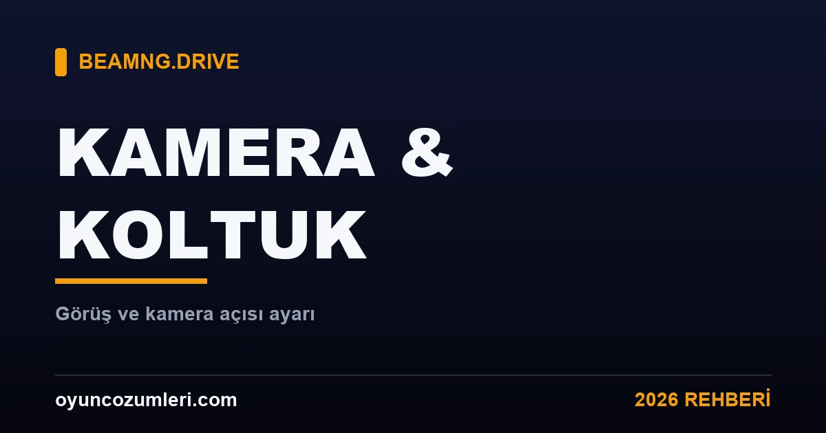 BeamNG kamera ve koltuk ayarı rehberi kapak görseli