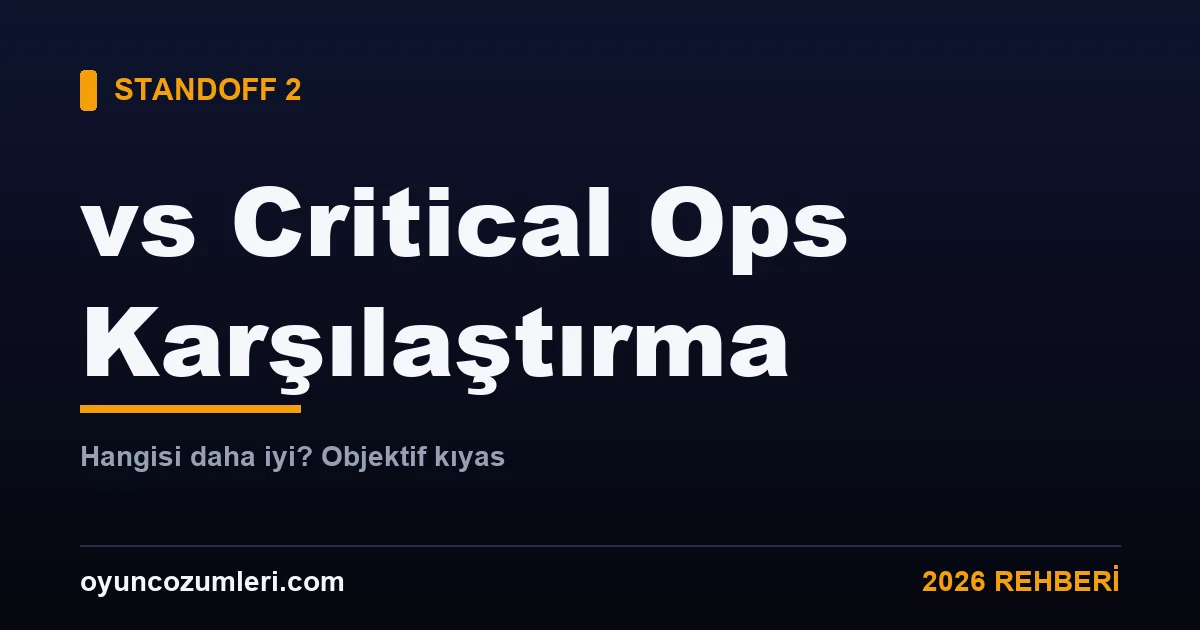 Standoff 2 vs Critical Ops karşılaştırma rehberi kapak görseli
