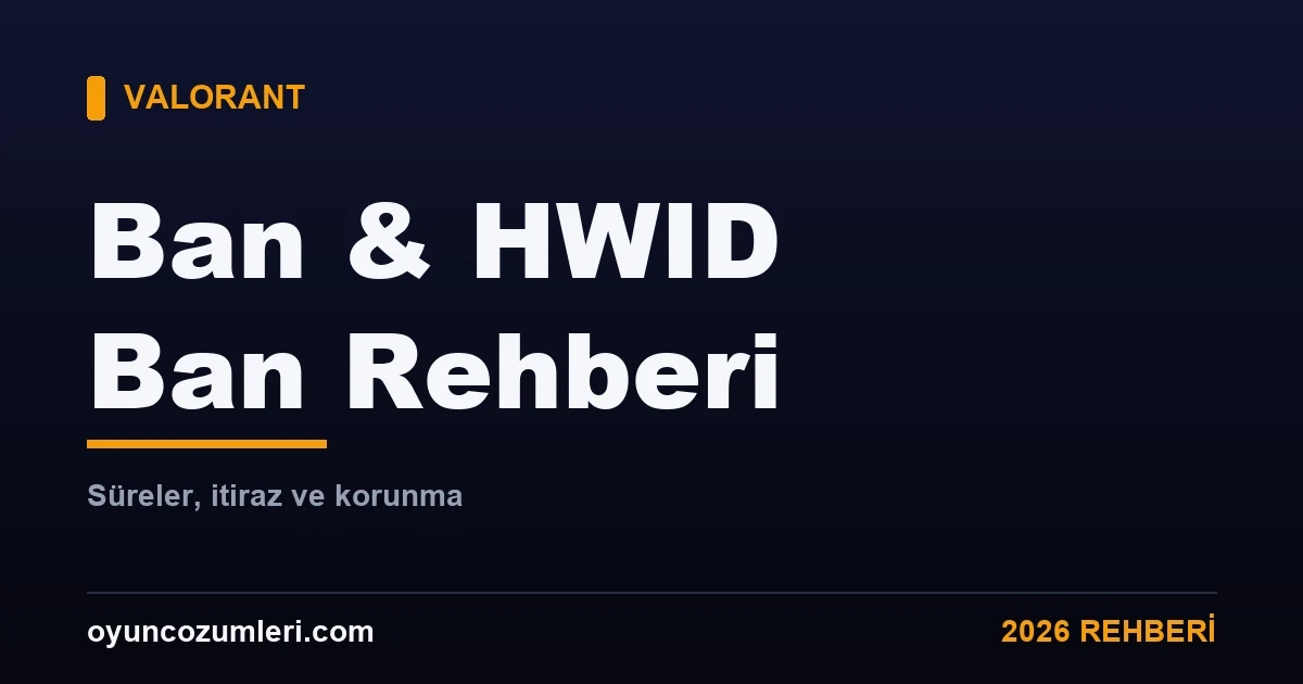 Valorant ban ve HWID ban rehberi kapak görseli