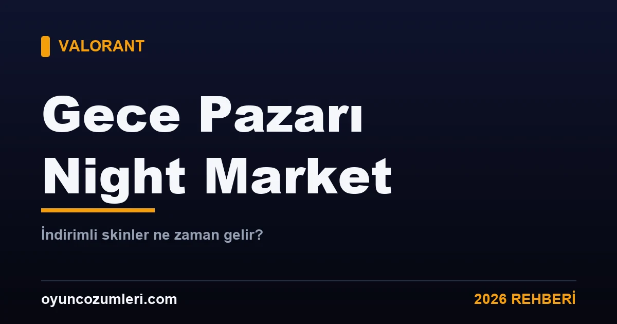 Valorant Gece Pazarı Night Market rehberi kapak görseli