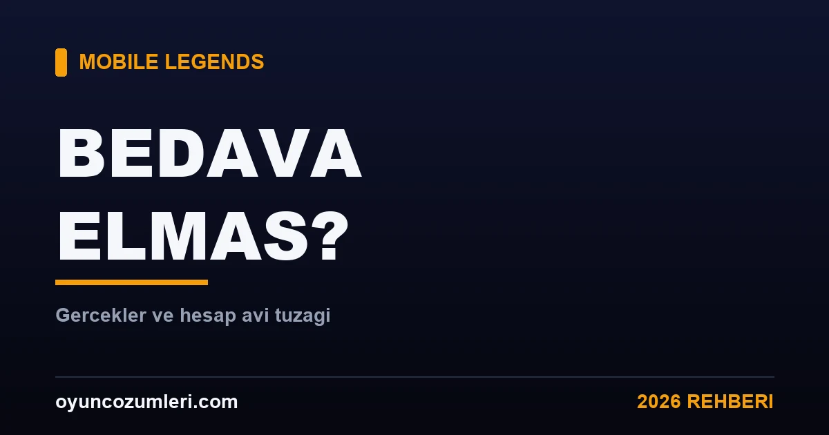 Mobile Legends Bedava Elmas ve Hediye Kodu Gerçek mi? 2026